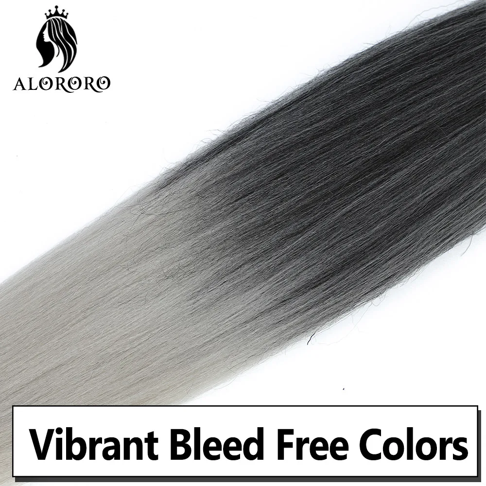 26 Zoll Vorgedehntes Flechthaar aus Synthetikfasern, Lange Box Braids, Knotless Braids, für Schwarze Frauen, DIY-Schutzfrisur – Detail 9