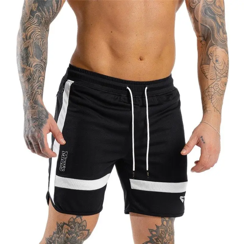 GITF Men Shorts Sport Training Shorts Men Running Shorts Mans Gym  Fitness Joggers Sweatpants Jumper\'s basketball Shorts Black