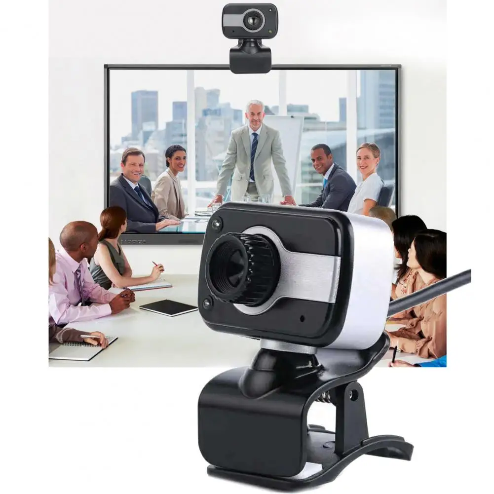 Mini HD 1080P Rotatable PC Computer Webcam Camera with Microphone for Live Broadcast