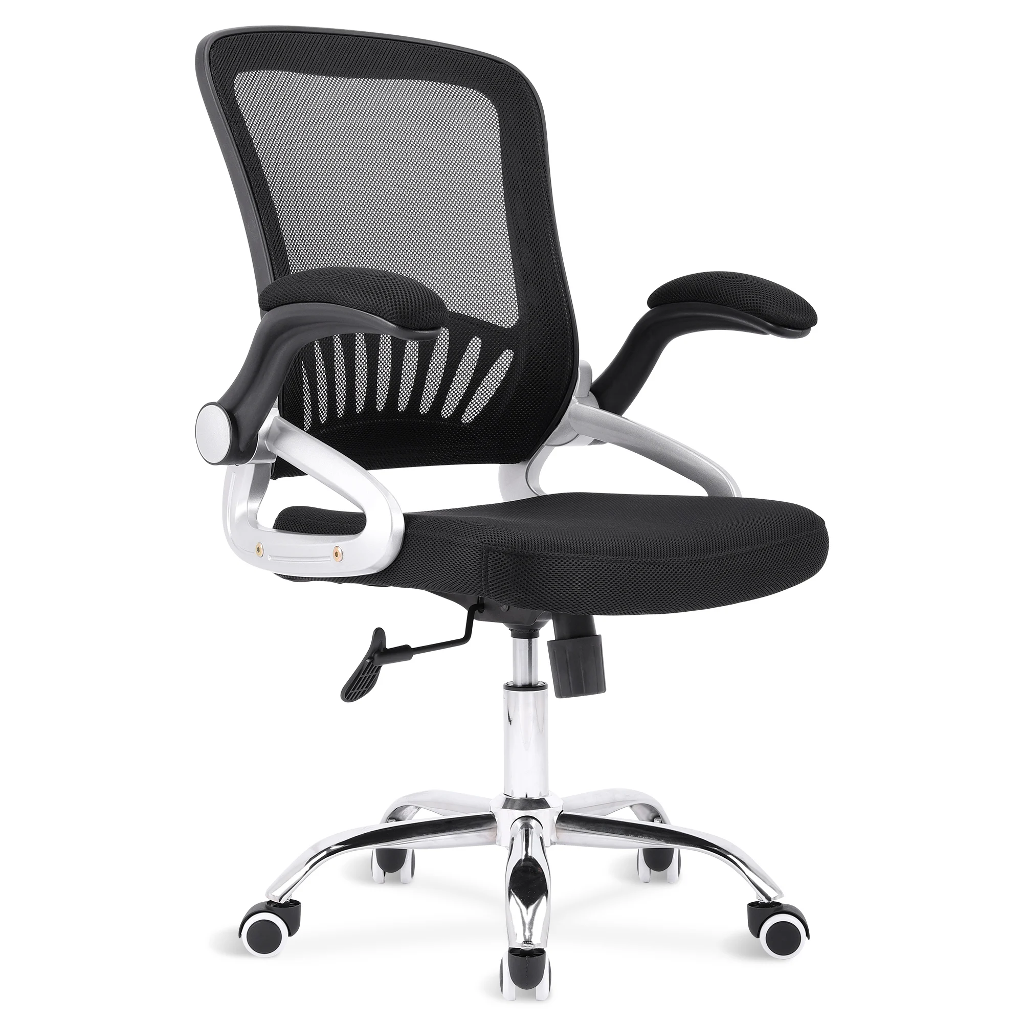 Sigtua Swivel Office Chair Height-adjustable Desk Chair Breathable PC Chair Comfortable Ergonomic Executive Computer Chair Black