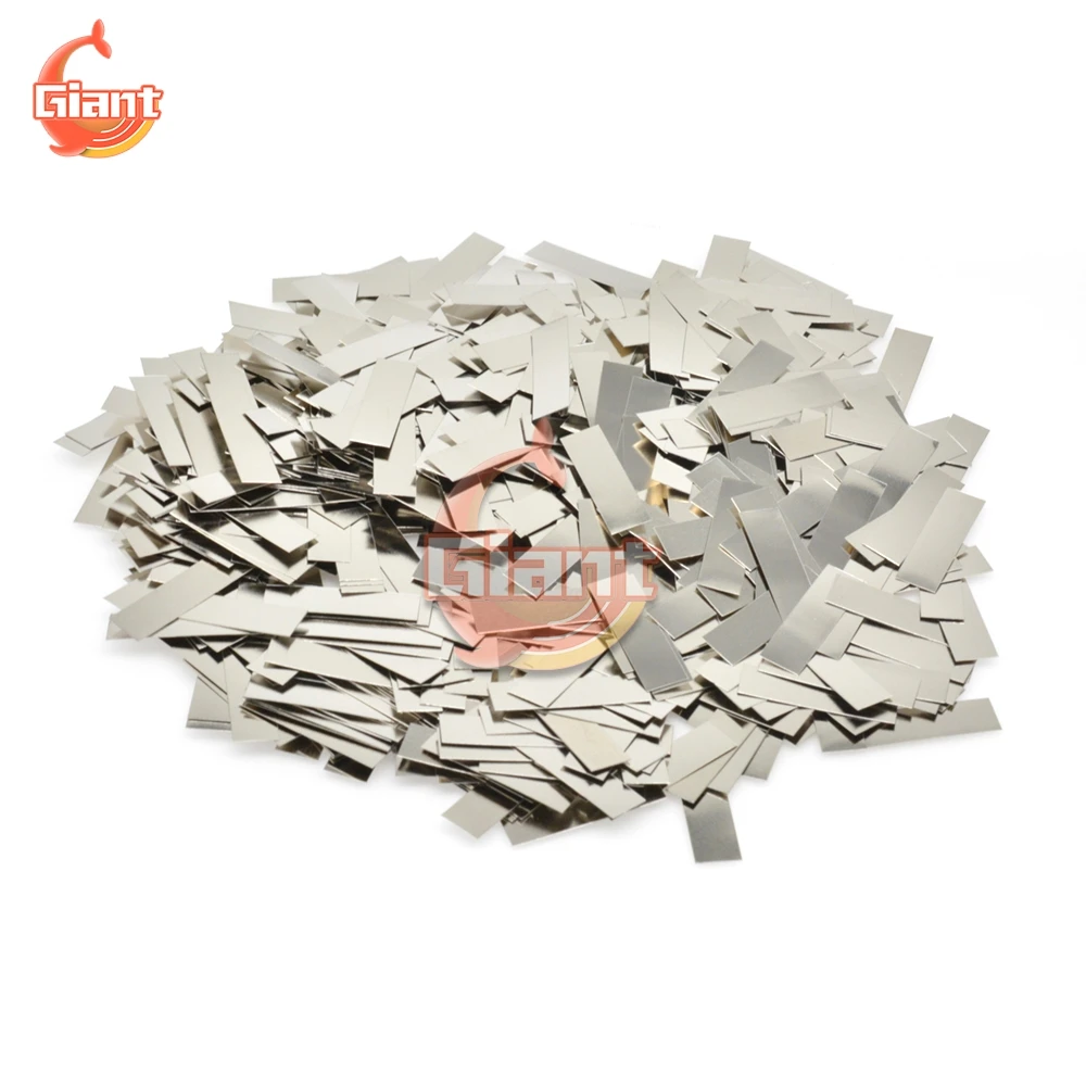 25/82/100mm Nickel Plated Steel Strip Nickel Plate Strap Strip Sheets for 18650 Battery Spot Welding Machine Welder Spot Welders
