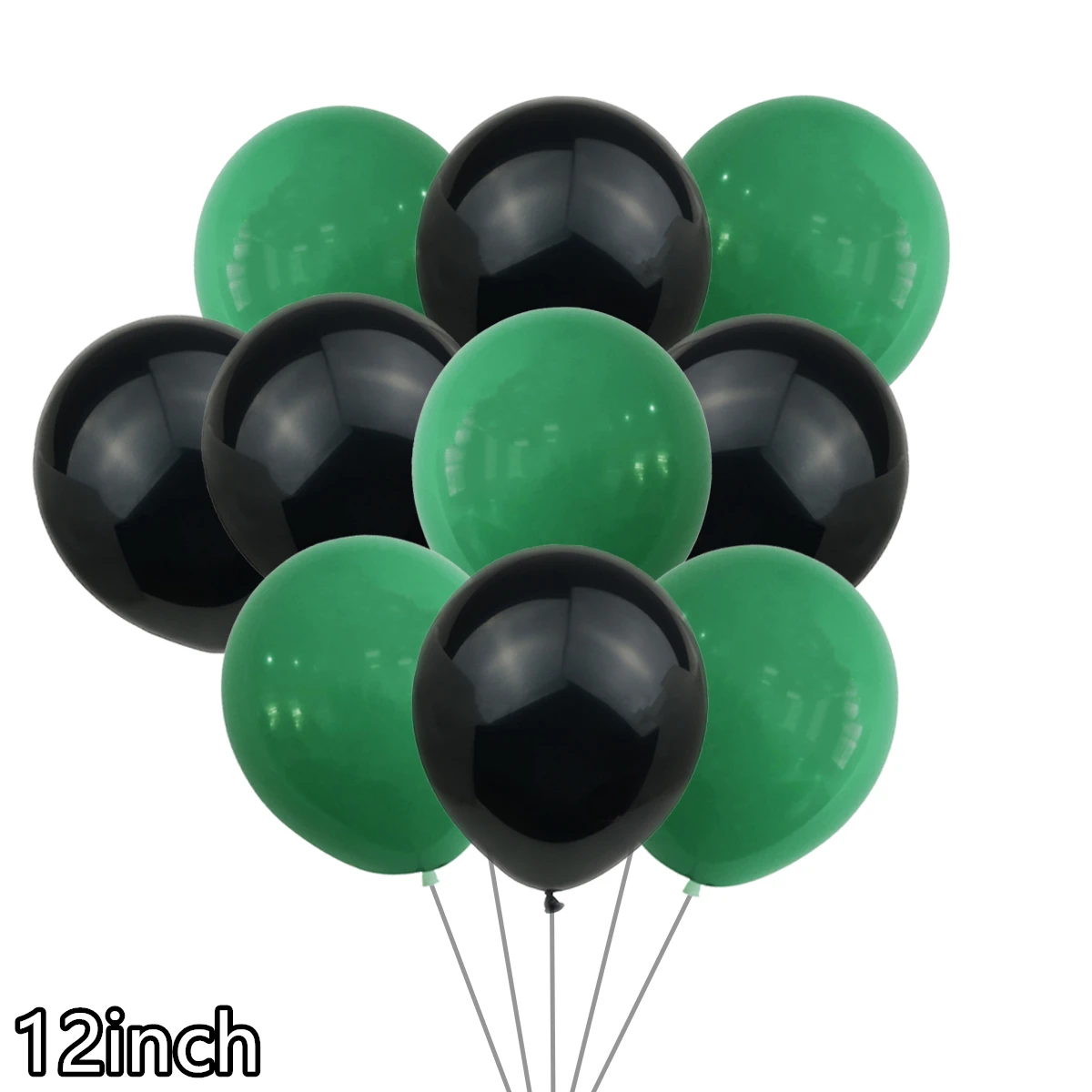 20PC 32inch Green Black Birthday party Decorations Game on Theme party Number Latex balloons Aluminum foil digital balloon