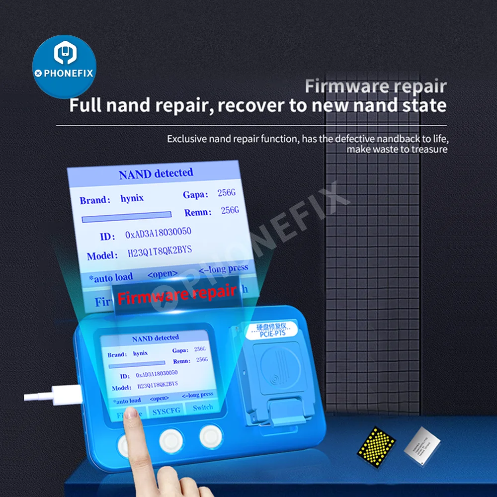 JC pro1000S NAND Programmer JCP11F JCID P7S Nand Fixture For iPhone 11 8 Plus X XR XSmax iTunes Error Repair Memory Upgrade