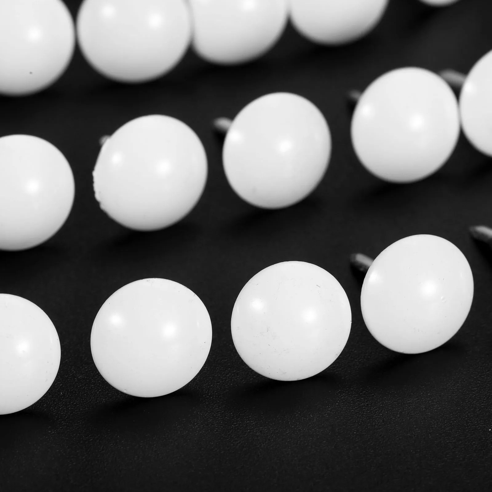 50Pcs White Metal Upholstery Nail,Antique Jewelry Case Box Sofa Decorative Tack Stud Pushpin Modern Furniture Nails 11*17mm