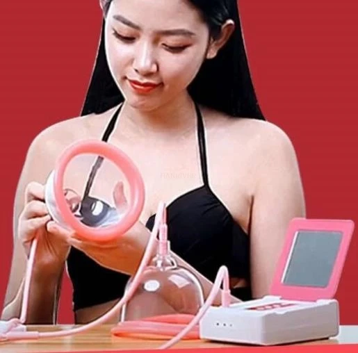 

New Electric Breast Massager Pressure Therapy Chest Enlargement Pump Vacuum Cupping Chest Enhancing Cupping With Suction Pump