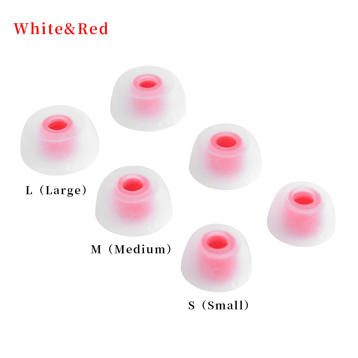 6Pcs Silicone Ear Tips for Xiaomi Redmi Buds 3 Pro TWS Eartips for Redmi Airdots 3 Pro Earbuds Tips TWS Earplugs Earphone 4-5mm