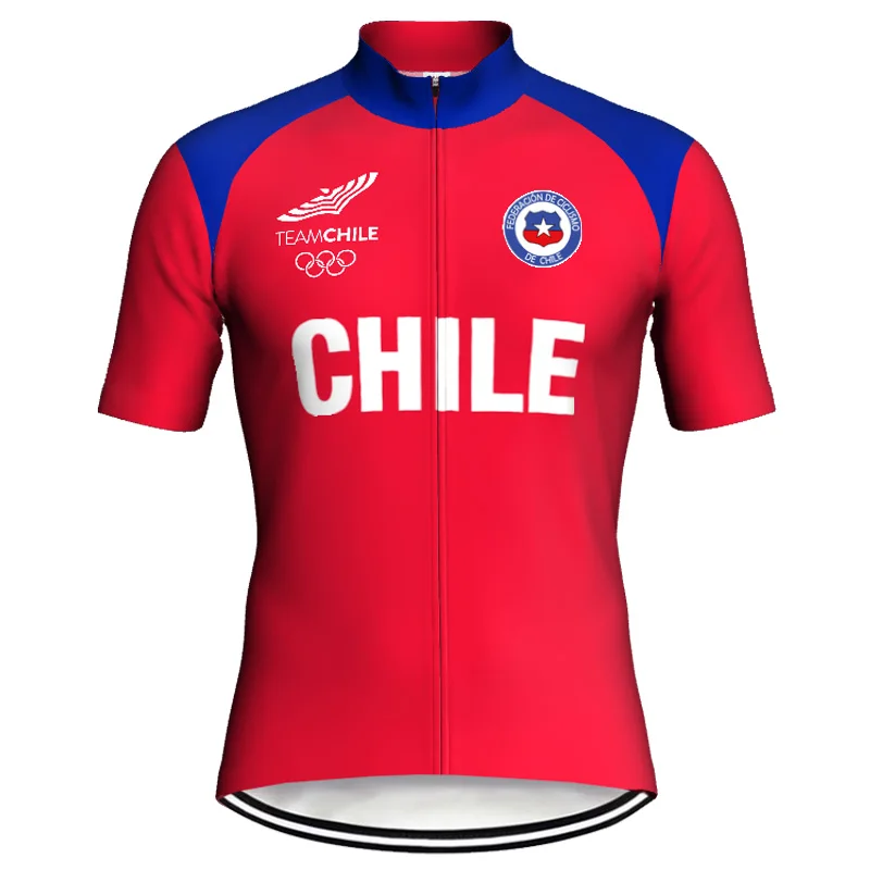 Cycling Jersey New design Chile Summer Bicycle Racing Sports Wear MTB Bike Quick Dry Breathable Shirt Maillot Mens TOP