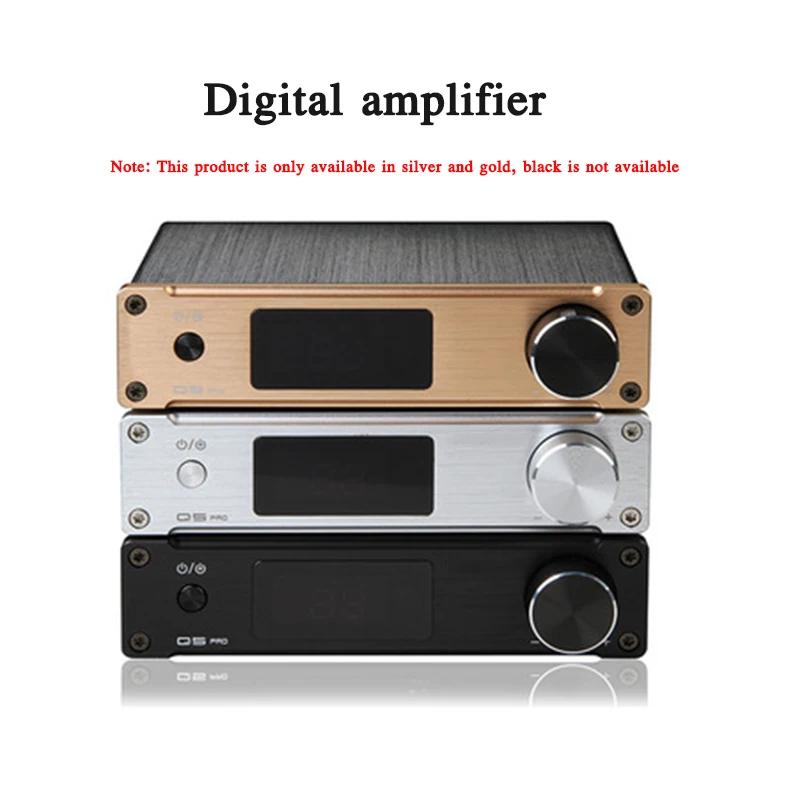 Decoder HiFi pure digital amplifier audio amplifier USB fiber coaxial AUX bass RCA output Q5 PRO remote control 36W