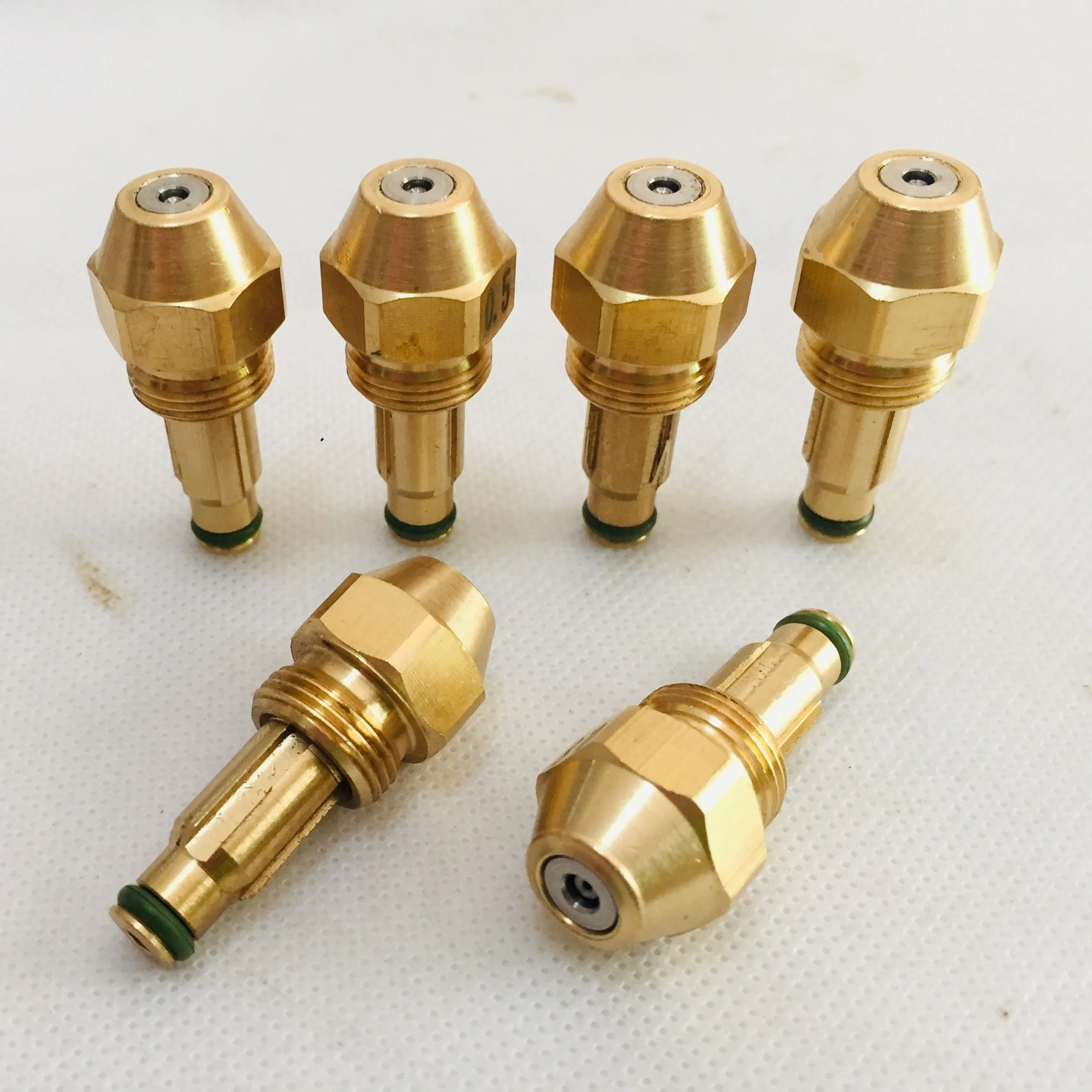 Waste oil burner nozzle,oil burner jet,siphone full cone oil nozzle, burner oil injector,air atomizing nozzle