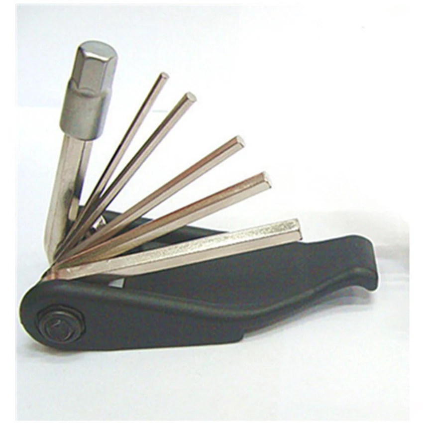 Strumenti per biciclette strumento per la riparazione di biciclette per biciclette, strumento combinato multiuso + apribottiglie per tagliacatena, strumenti per biciclette