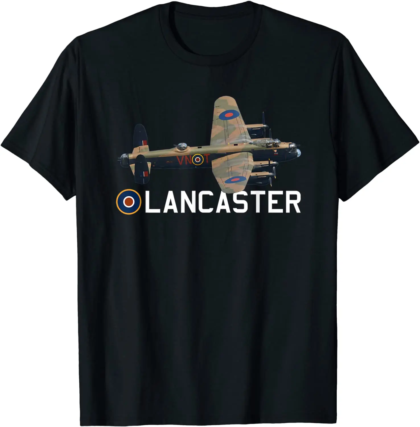 

RAF WWII Aeroplane Aircraft Plane Avro Lancaster Bomber T-Shirt. Summer Cotton Short Sleeve O-Neck Mens T Shirt New S-3XL