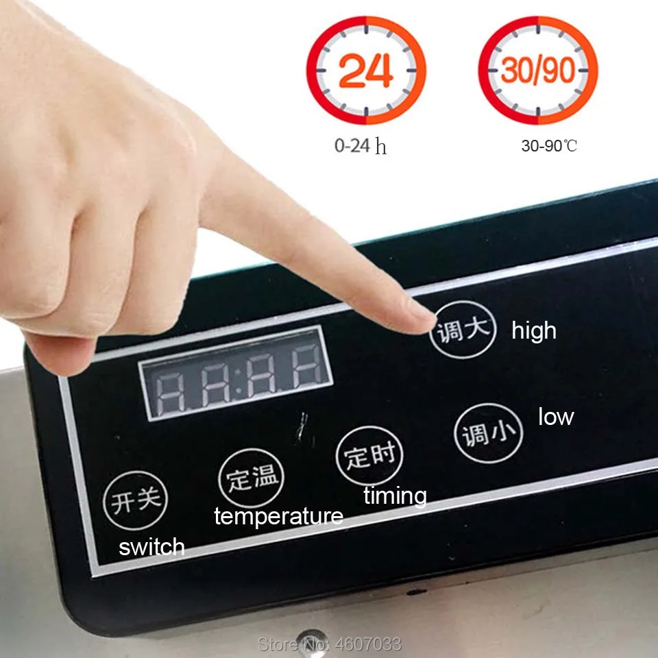 12 トレイ大食品脱水機ペットスナック脱水乾燥機果物野菜ハーブ肉乾燥機ステンレス鋼 220v