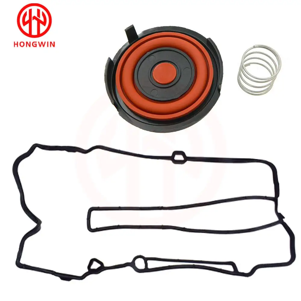 ONE SET PCV Valve Cover Repair Kit Valve Cap With Membrane With Gasket  For GM Chevy Cruze Sonic Trax Chevrolet 1.4L 25198874