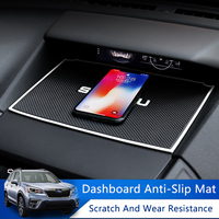 QHCP Car Silicone Non-slip Phone Holder Sticky Pads Anti-Slip Dashboard Mats Flexible For Subaru Forester Impreza XV 19 20 21 22