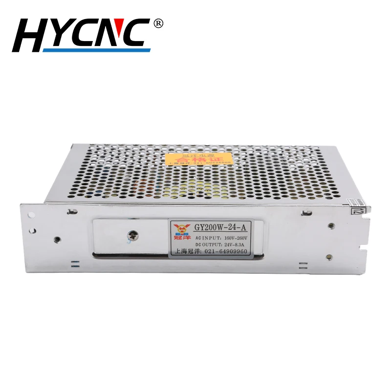 Switching Power Supply GY200W-24-A Engraving Machine Drive Switch 24V AC 160V-220V DC 24V 8.3A Power Adapter