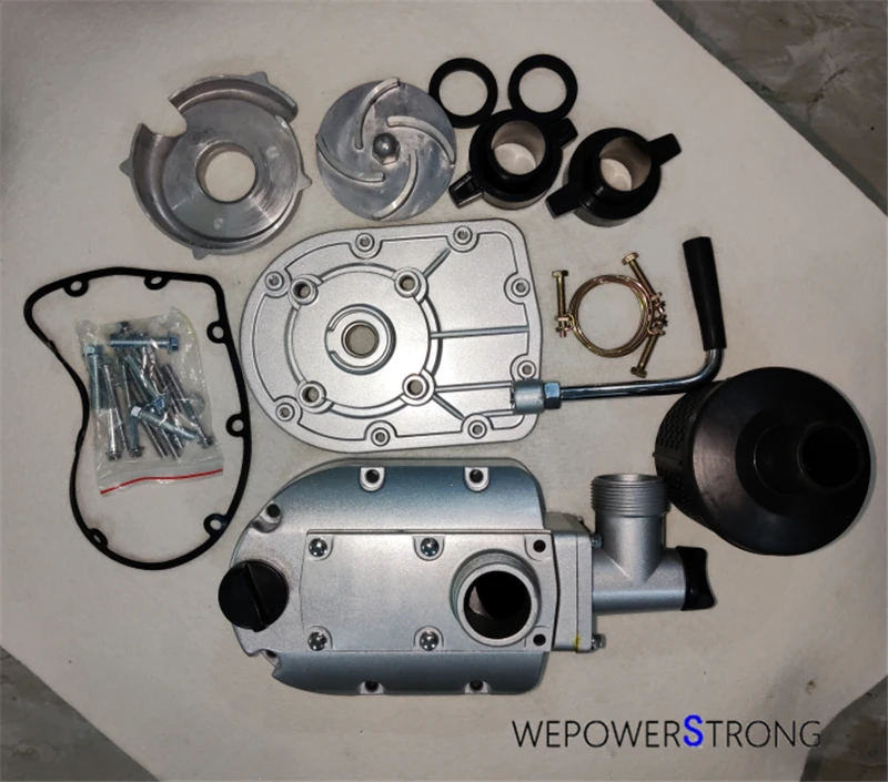 1.5 In. Aluminum Pump Assy. Whole Kit W/ 38mm Inlet And Outlet Fits 152F 154F GX100 Type Gas Engine With 10mm Thread Shaft
