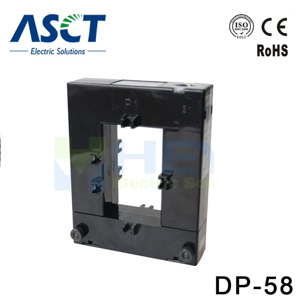 

high class DP-58 250A-1000A output 1A 5A split core current transformers with window size 50*80 mm clamp on current sensor