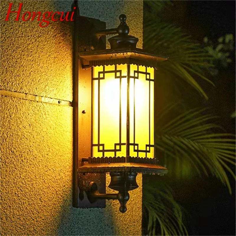 

Hongcui Outdoor Wall Sconces Light LED Classical Waterproof IP65 Retro for Home Balcony Decoration Lamps