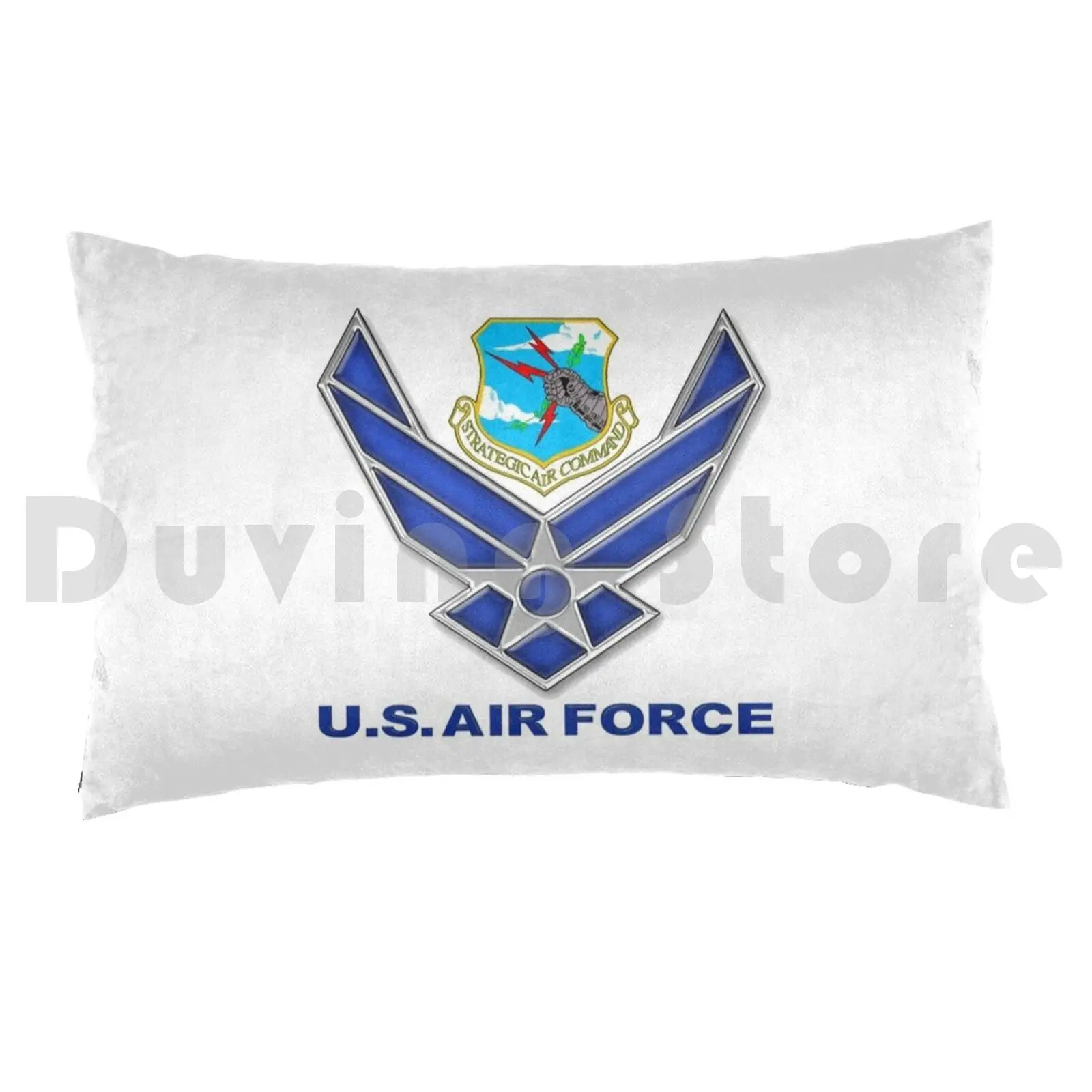 Strategic Air Command ( Sac ) Crest Pillow Case Printed 50x75 Usaf Us Air Force Air Force Sac Strategic Air