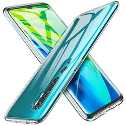Luxury Crystal Clear Back Cover for Xiaomi Mi 10/10Pro/Note10 Pro Mi10 Note 10 Mi10Pro Note10Pro 5G TPU Ultrathin Phone Case Bag