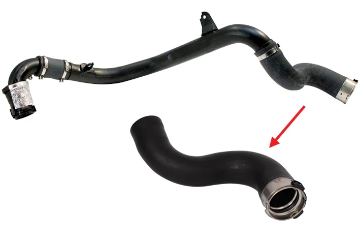 TURBO HOSE EXCLUDING PLASTIC PIPE BIG HOSE SHOWN WITH ARROW 8200962920