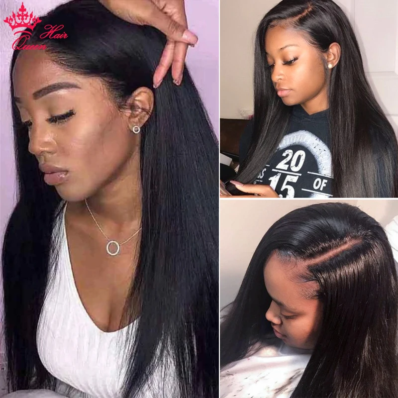 13x4 Lace Front Virgin Human Raw Hair Wigs Lace Frontal Wig Lace Front Wig Brazilian Straight Wig Full Queen Hair Products