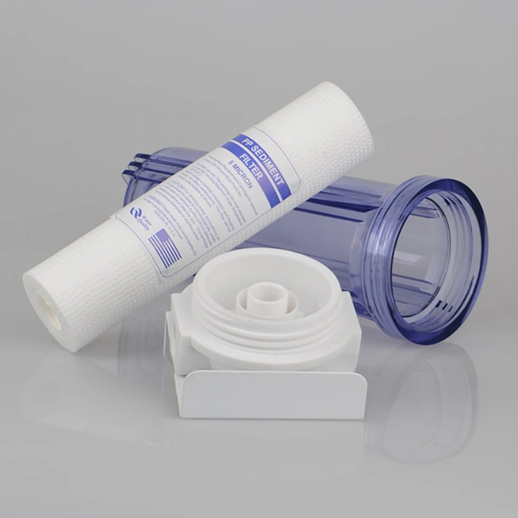 10 inch Whole House Single Stage Water Filter with Multi PP Cotton Gradient Sediment Filter Purifier