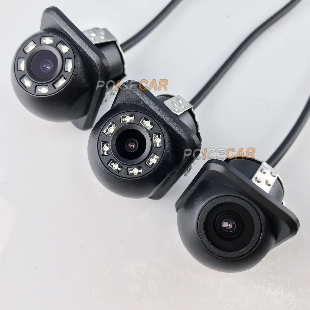 2.4G Wireless Transmitter and Receiver Car Rearview Camera Video Vehicle Backup Reverse With 8 LED Infrared Night Vision Parking