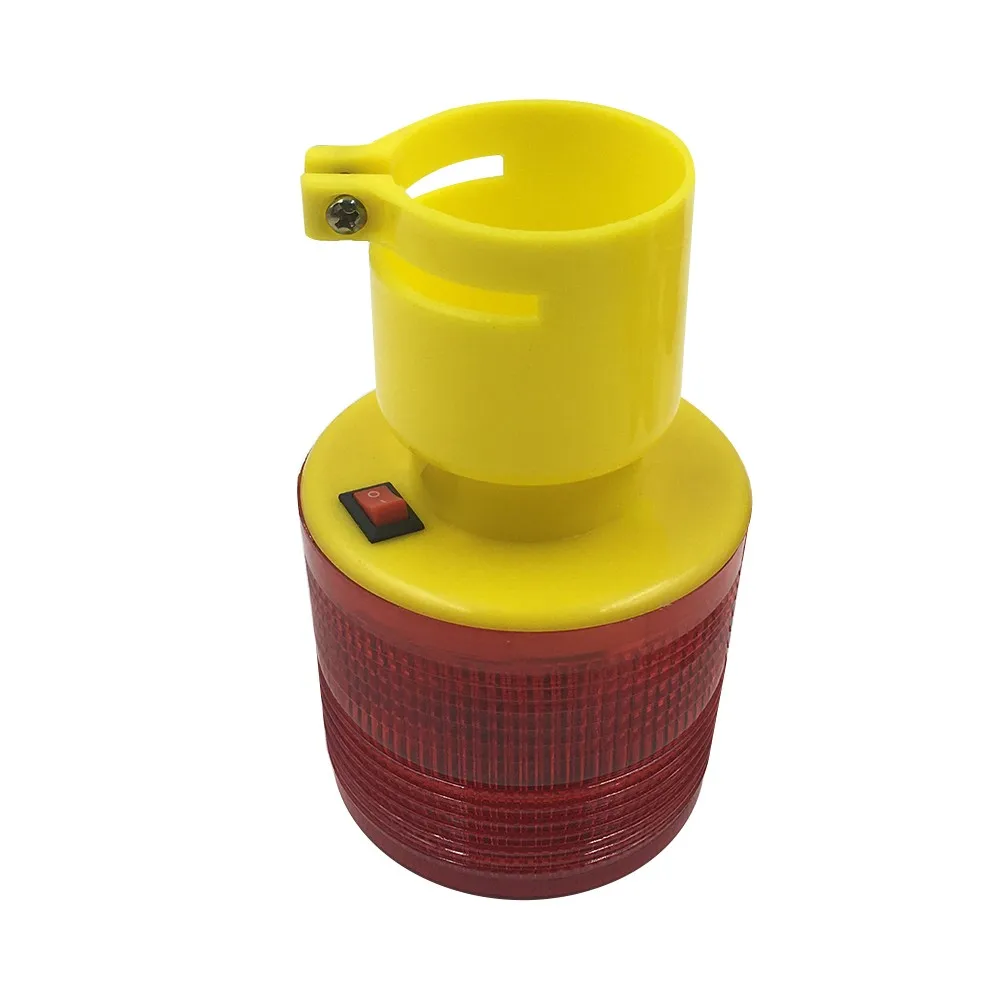 Solar Warning Lights 4pcs Leds Auto Night Sensor Detecting Light Brightness And ON/OFF Automatically