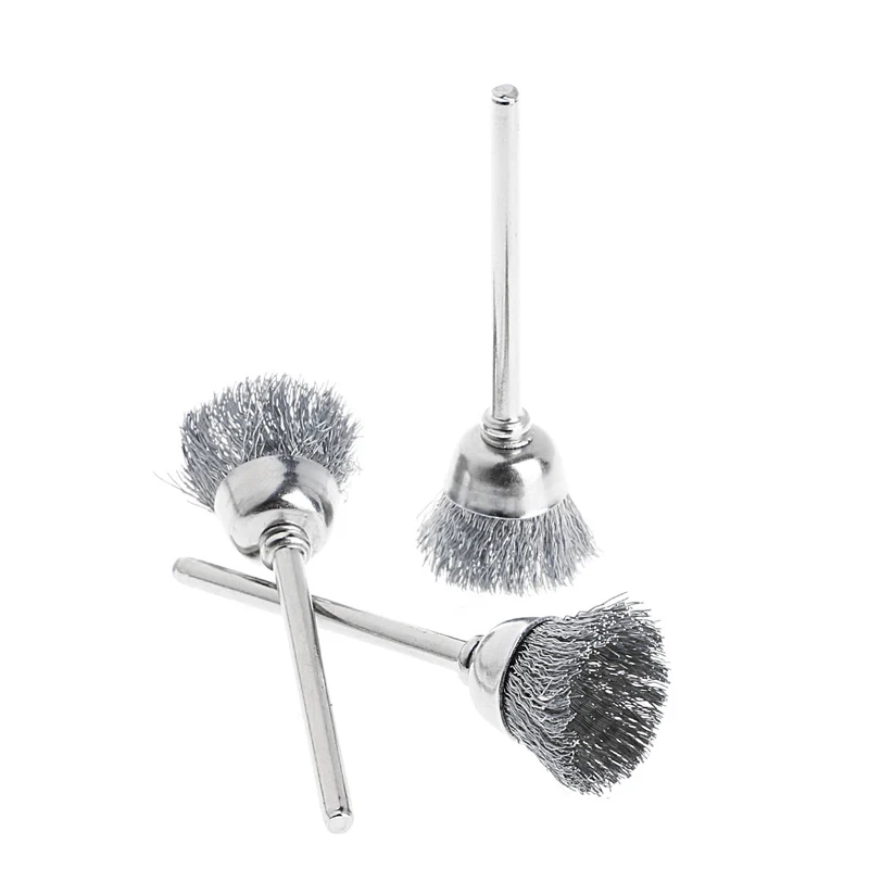 9 Chiếc Chổi Thép Dây Bánh Xe Cọ Chết Máy Xay Dụng Cụ Xoay Điện Dụng Cụ Khắc
