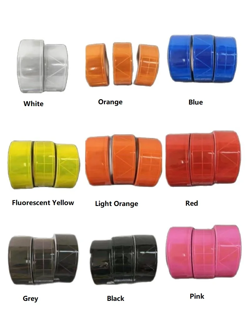 5cm High Light Multi-Model Micro Prism Lattice Warning Reflective PVC Tape For The Clothing Multicolor Available