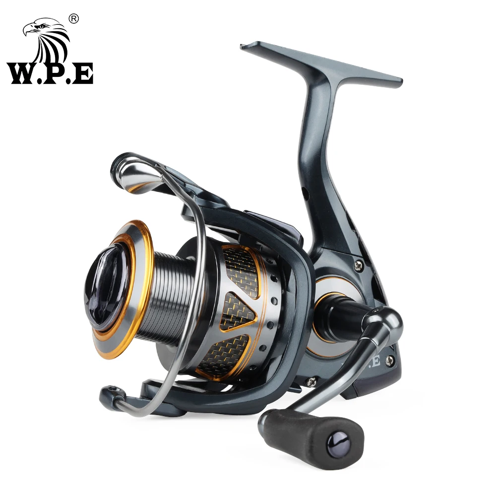 

W.P.E CS16 спиннинговое рыболовное колесо 9 + 1BBS, шарикоподшипники 30F/40F, полностью металлическое 5,5: 1, снасть для ловли карпа, Рыболовный инструмент, катушка для приманки