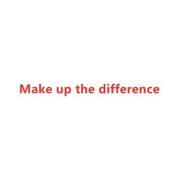 Machen Sie den Unterschied aus