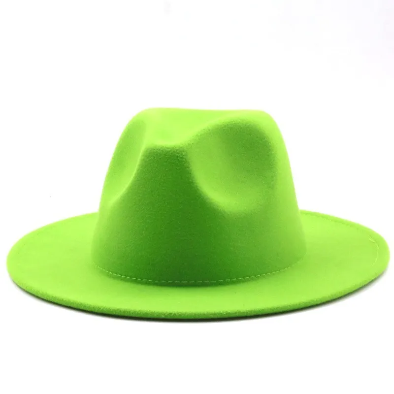 Boné Fedoras clássico monocromático estilo britânico para meninos e meninas, aba larga grande, chapéu panamá para crianças, grande, preto, novo,