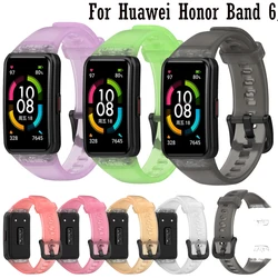 HeroIand Wrist WatchStrap For Huawei Honor Band 6 Smart Wristband For Huawei Band 6 Sport Bracelet Replacement WatchBand Belt