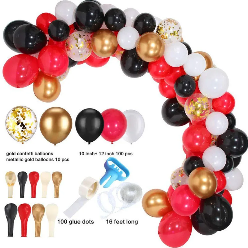 32 inch Number Balloons Stand Foil Balloon Arch Gold Digital Globos Wedding Birthday Party Decoration Baby Shower Party Supplies