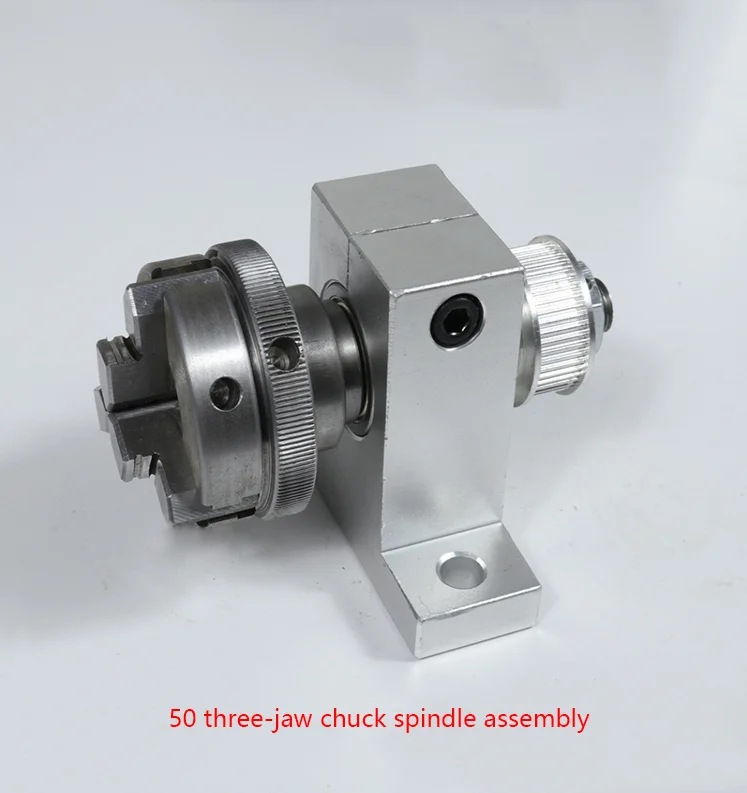 50/65/80 Woodworking Simple Miniature Lathe Spindle, Bead Machine, Chuck Spindle, Lathe Spindle