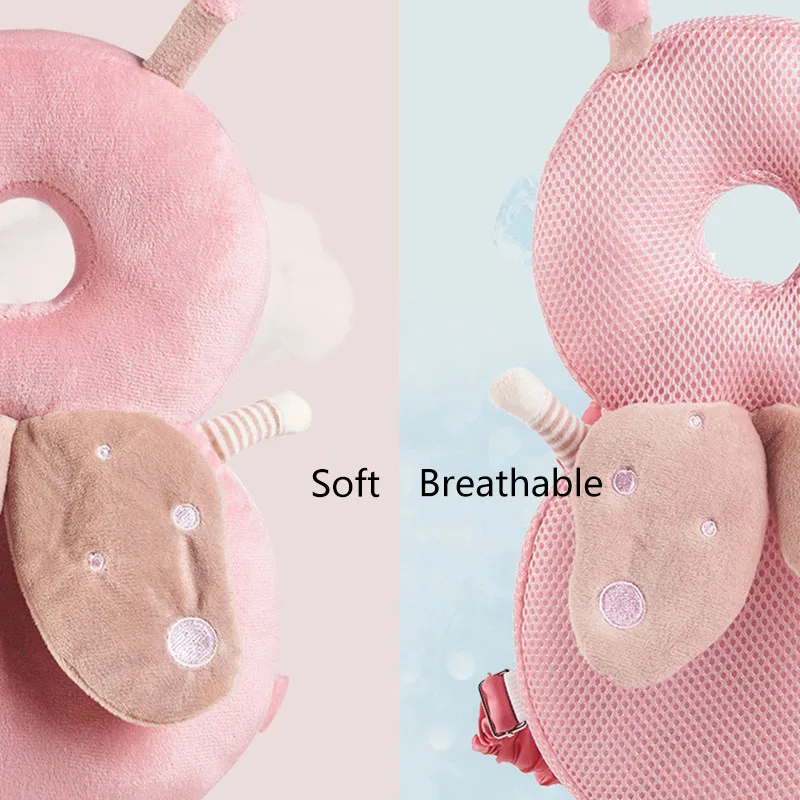 Baby Head Protection Pillow Cartoon Infant Anti-fall Pillow Soft PP Cotton Toddler Children Protective Cushion Baby Safe Care