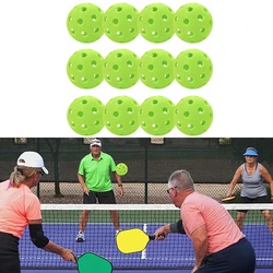 Outdoor Pickleball Balls Pickleball Sport Balls  40 Holes High-Vis Optic Pickleballs USAPA Standard Training Hollow Ball