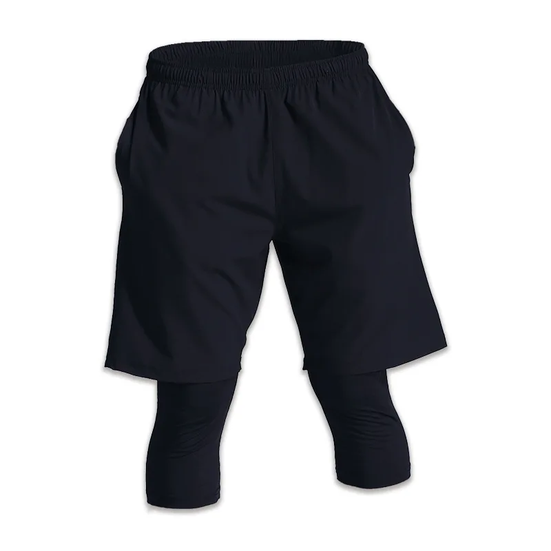 Men basketball shorts sport Running Shorts 2 in 1 Jogging Fitness Training Quick Dry Gym Shorts gym tight Short 3/4 Pants
