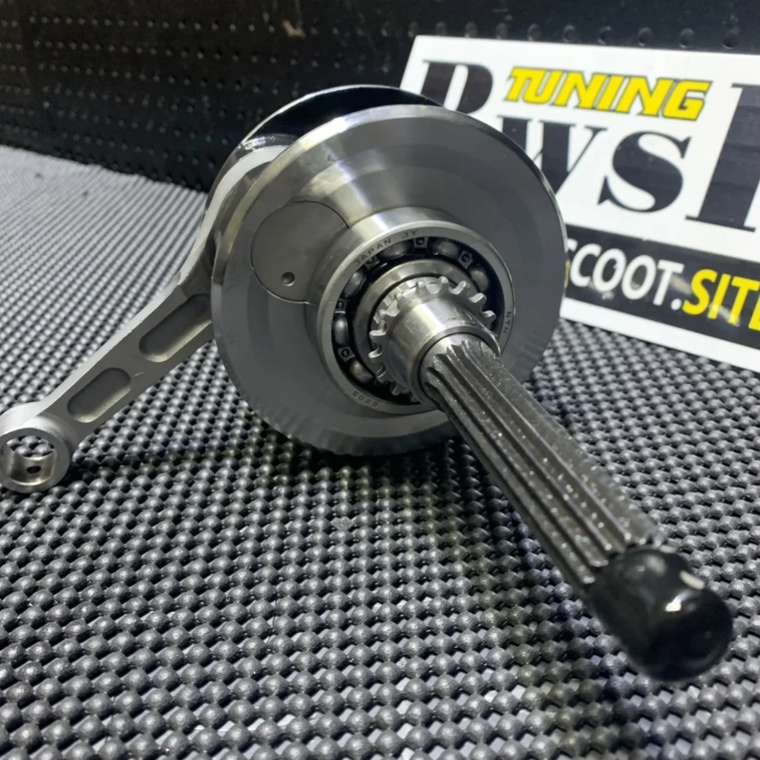 RS100 JOG100 Crankshaft +6mm ZY100 AXIS100 CUXI100 Long Stroke Connecting Rod Tuning Engine Jog Axis Cuxi 100 Parts