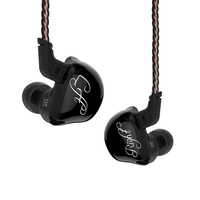 KZ ZSR 2BA+1DD Hifi In-ear Earphone Dynamic Driver Sport Noise Cancelling Headset Replacement 2PIN Cable KZ AS10 ZS10 ZSTX ZSX