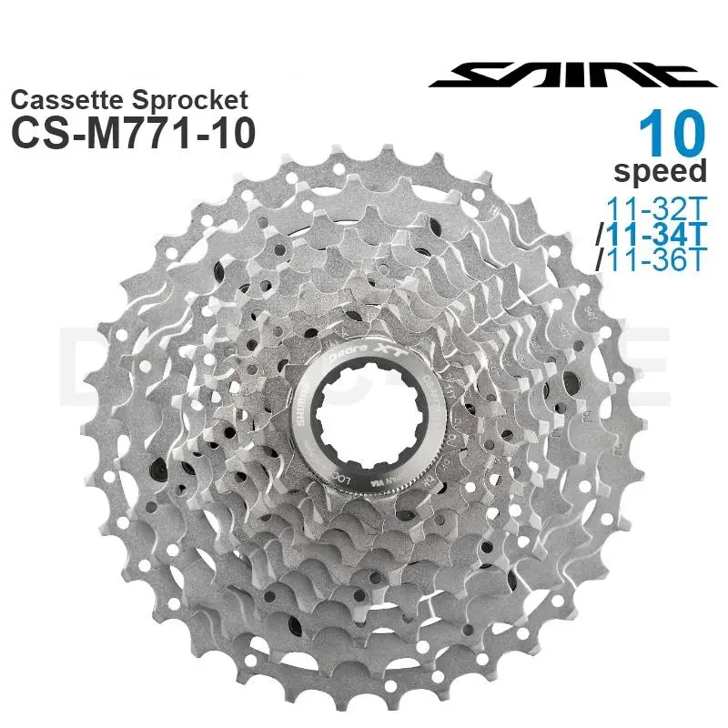 SHIMANO DEORE LX SAINT 10v Cassette Sprocket 10-Speed HYPERGLIDE CS-5700/ CS-6700 M771-10 speed - Original parts