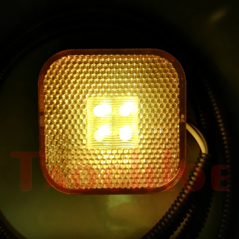 2Pcs 24V LED Side Marker Lights For MAN TGS/TGM Heavy Truck Clearance Lights Signal Light Indicator Lamp
