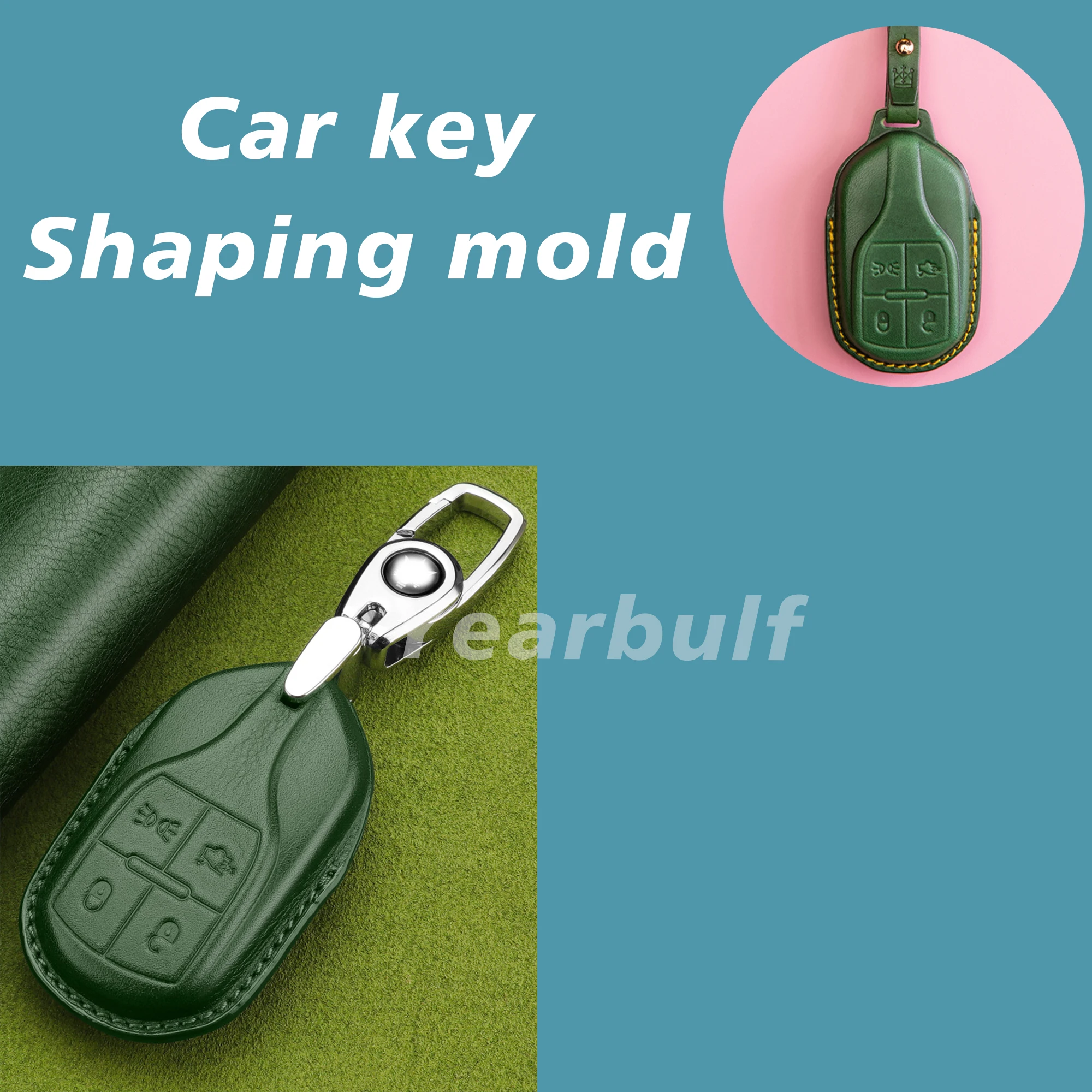 Key Mould For Maserati Handmade Car Key Cover Mould, Key Leather Mould, Car Key Cover Handmade Product Mould