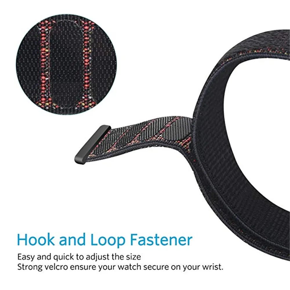 Loop Woven Wrist Strap For Huami Amazfit GTS GTR 3 Zepp E Z Sport Bracelet For Xiaomi Mi Watch Color 2 Mibro Air Smartwatch Band