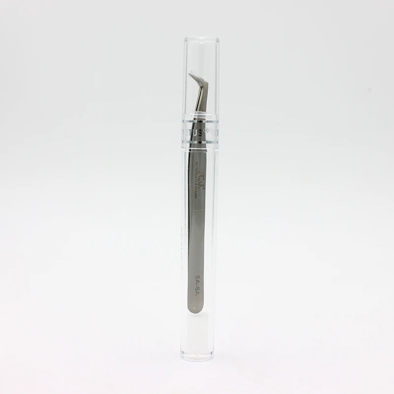 VETUS Original MSA-6B Pinzette Hyperfein Hohe Präzision Korrosion beständig für Volumen Wimpern Extensions 100% Echte – Detail 2