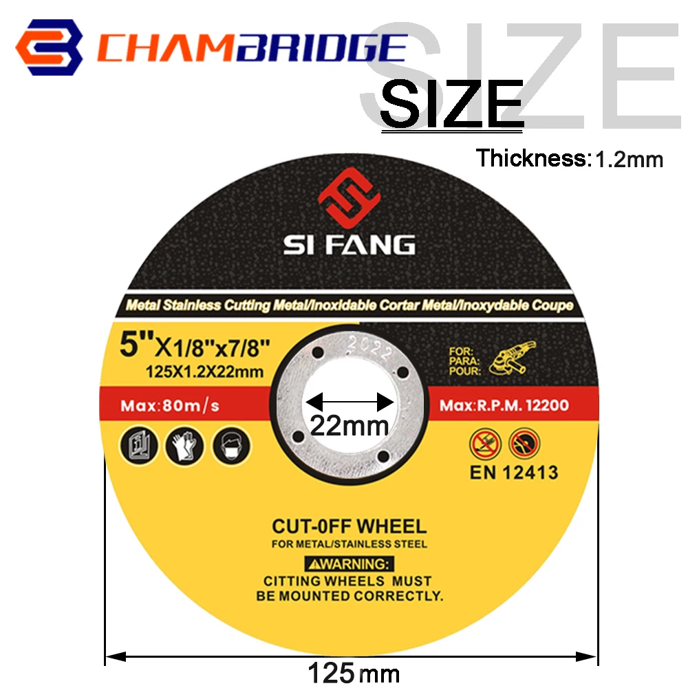 75/115/125 mm Metall-Trennscheiben 3/4,5/5 Zoll Edelstahl Trennscheiben Lamellenschleifen Schleifscheiben Winkelschleifscheibe