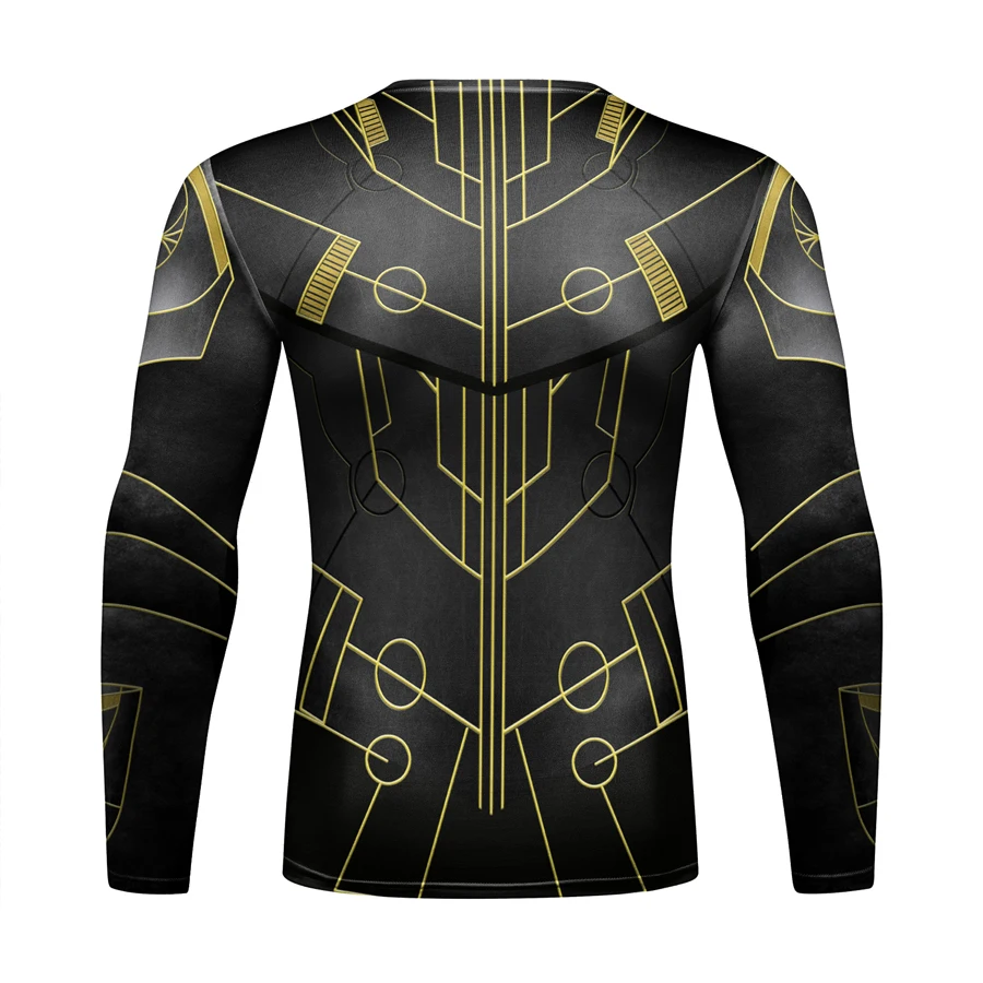 Eternals 3D Printed T-shirt Men Punk Style Compression Shirt Comic Cosplay Clothing Fitness Long Sleeve Casual Tops Male Tshirt