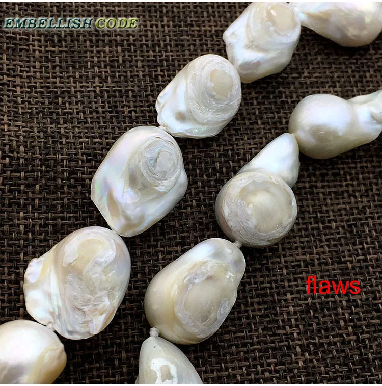 large size white color tissue nucleated flameball shape baroque or keshi pearls Bracelet freshwater 100% natural pearls special